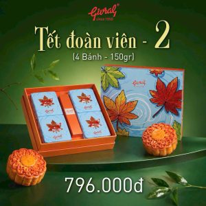 COMBO  - TẾT ĐOÀN VIÊN 2 HỘP 4 BÁNH