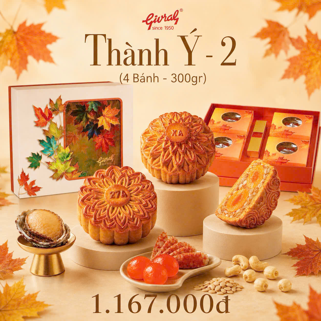 COMBO  – THÀNH Ý 2 HỘP 4 BÁNH