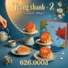 COMBO - TRĂNG THANH 2 HỘP 4 BÁNH (CÓ THỂ DÙNG CHAY)